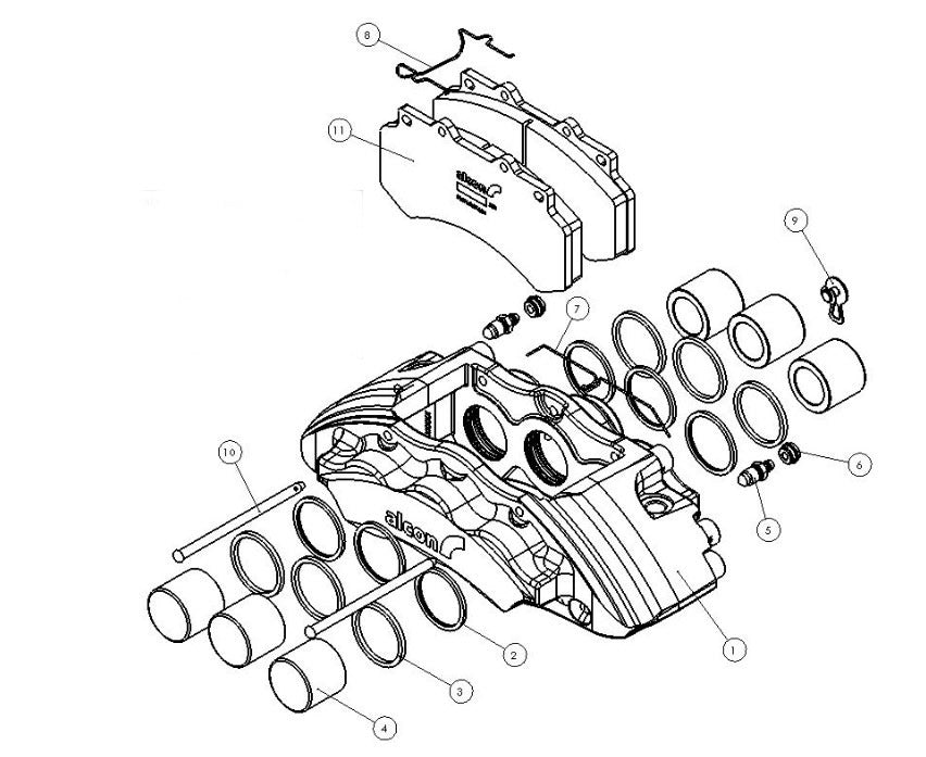 Alcon HD Brake Servicing and Maintenance
