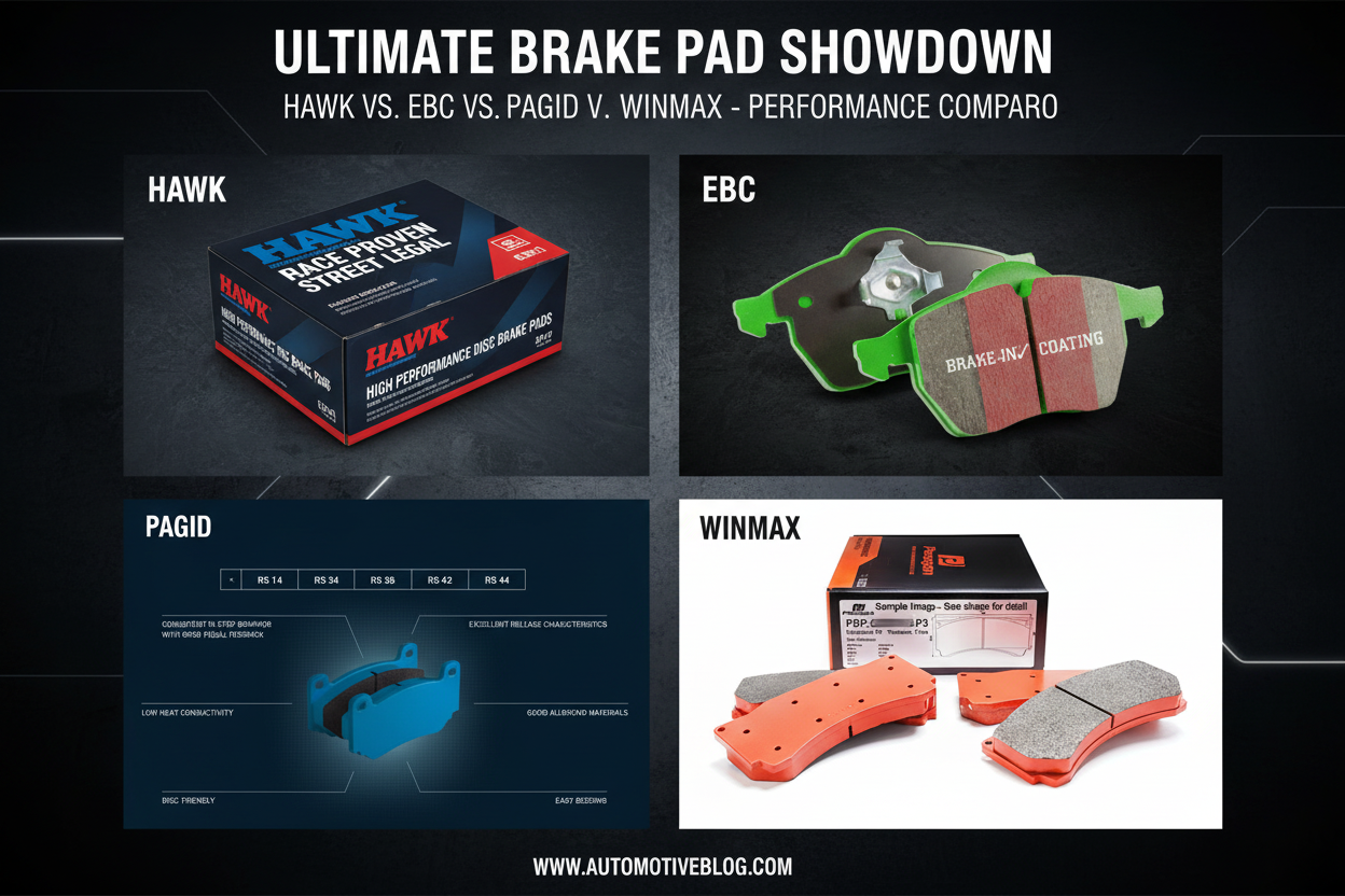 Choosing which Brake Pad Brand is right for you: Hawk vs EBC vs Pagid vs Winmax