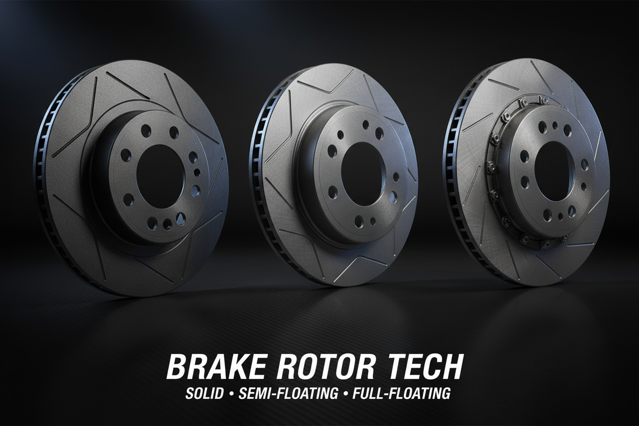 Solid, Semi-Floating, and Full Floating Brake Rotors