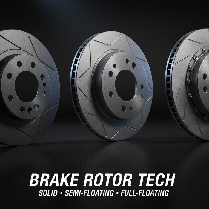 Solid, Semi-Floating, and Full Floating Brake Rotors