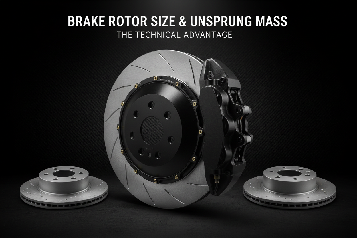 Larger Brake Rotors and Unsprung Mass