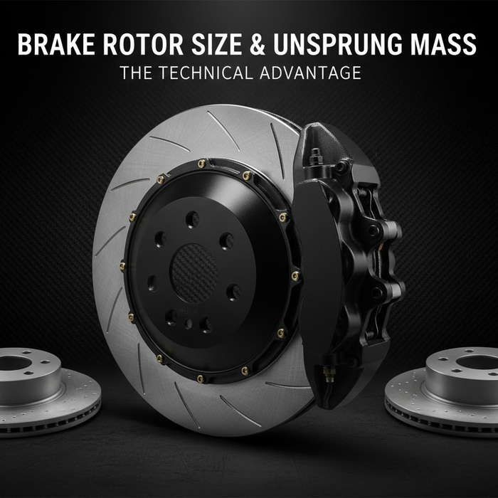 Larger Brake Rotors and Unsprung Mass