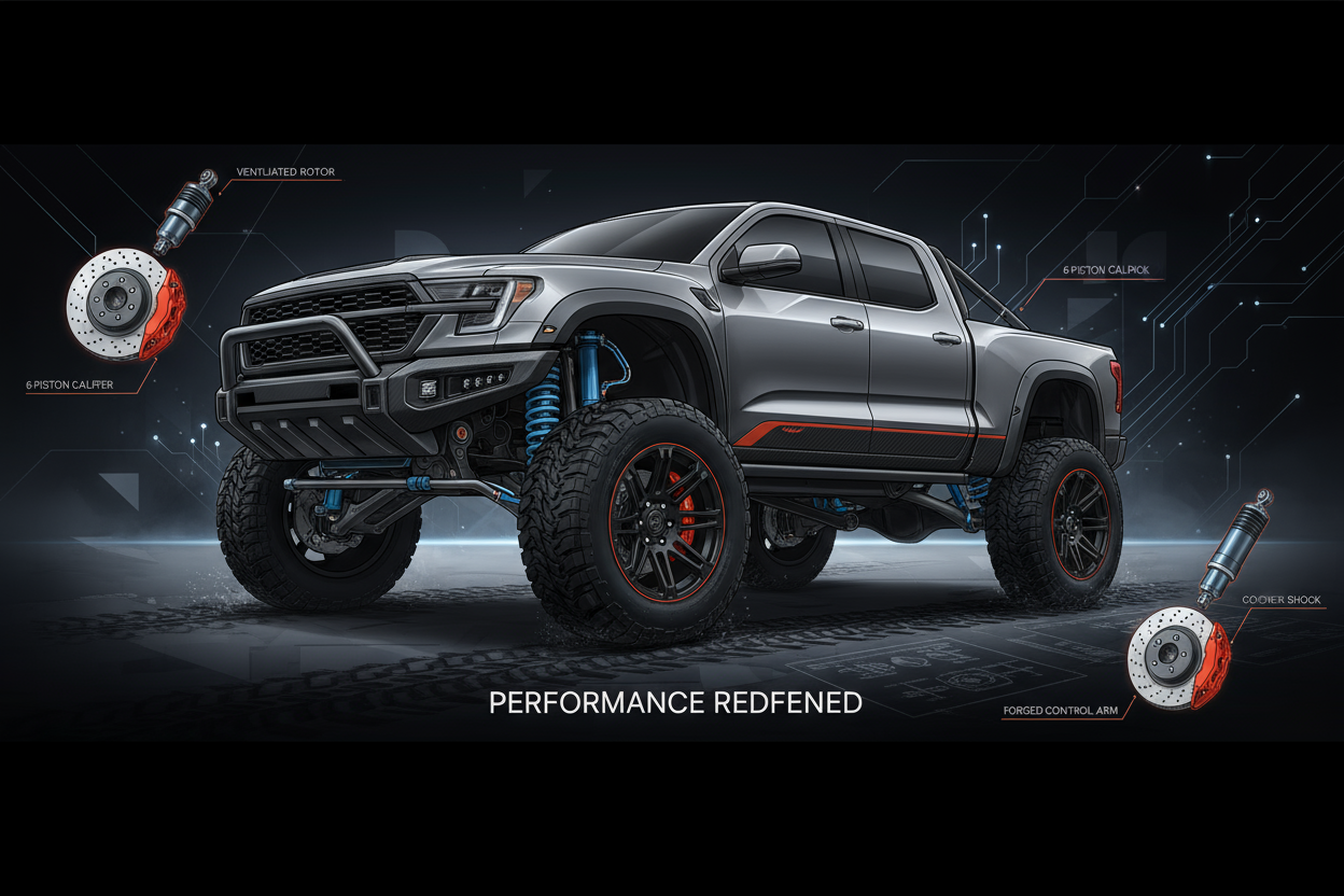 The Synergy of Brakes + Suspension: Why Upgrading Both on Your Truck Delivers Exponential Handling Gains