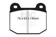 EBC redstuff brake pads rear fits 2003 04 Infiniti G35 3 5 Manual Brembo