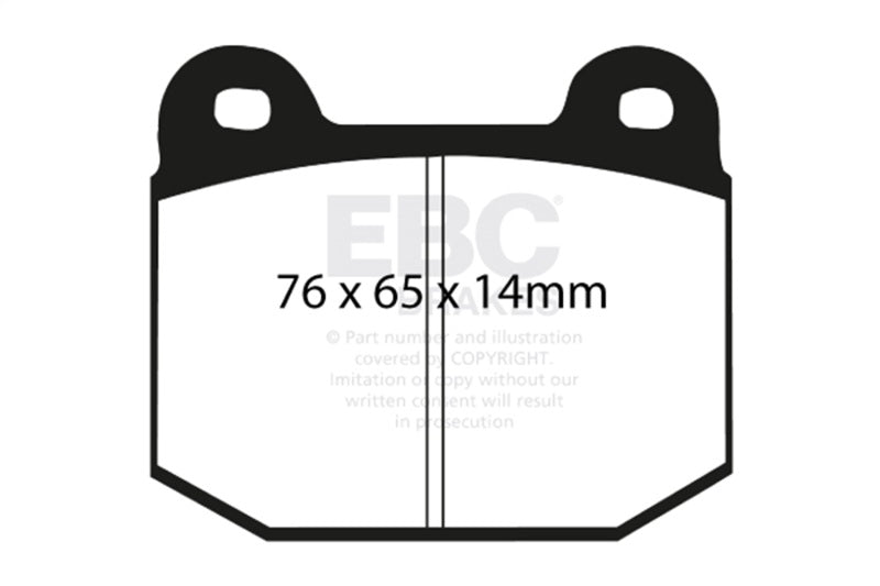 EBC redstuff brake pads rear fits 2003 04 Infiniti G35 3 5 Manual Brembo