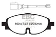 EBC redstuff brake pads front fits 2015 19 Volkswagen Gti Mk7