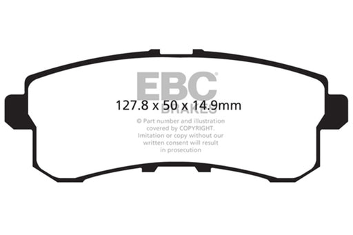 EBC yellowstuff brake pads rear fits 2011 13 Infiniti Qx56 5 6