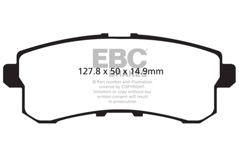 EBC yellowstuff brake pads rear fits 2011 13 Infiniti Qx56 5 6