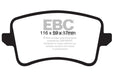 EBC greenstuff brake pads rear part DP21988 fits 2009 11 Audi A4 2 0 Turbo