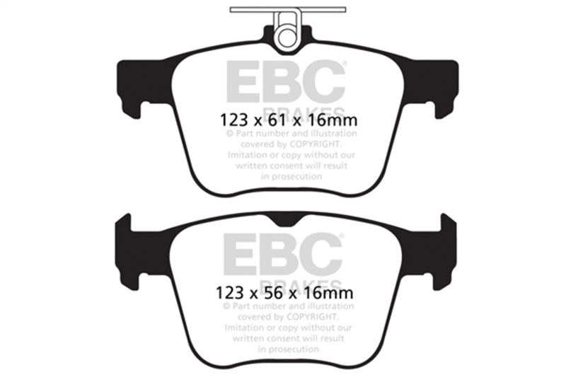 EBC bluestuff brake pads rear fits 2014 Audi S3