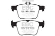 EBC yellowstuff brake pads rear fits 2014 20 Audi S3 2 0 Turbo