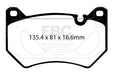 EBC yellowstuff brake pads front fits 2018 Audi Q5 Fy 2 0t