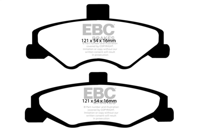 EBC yellowstuff brake pads rear fits 1998 02 Chevrolet Camaro 4th Gen 3 8