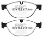 EBC yellowstuff brake pads front fits 2013 Jaguar F Type Cast Iron Only 3 0 Supercharged 380 Perf Pkg