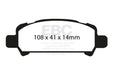 EBC bluestuff brake pads rear fits 2001 02 Subaru Impreza 2 0 Turbo Wrx