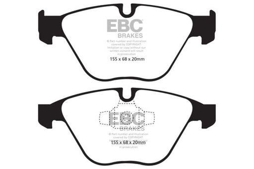 EBC yellowstuff brake pads front fits 2013 Bmw X1 2 0 Turbo 28i