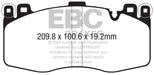 EBC redstuff brake pads front fits 2015 19 Bmw X5m 4 4tt F85