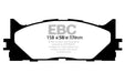 EBC ultimax brake pads front part UD1222 fits 2013 Lexus Es300h 2 5 Hybrid Ultimax2