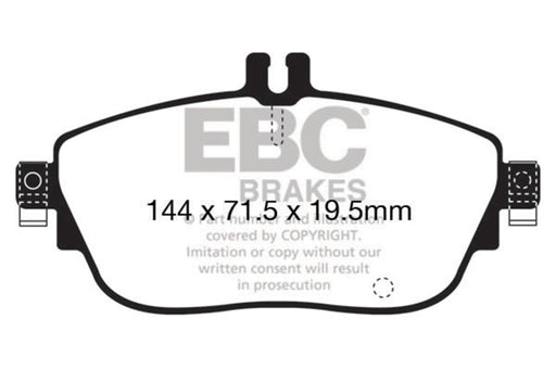 EBC ultimax brake pads front part UD1694 fits 2013 Mercedes Benz Cla250 2 0 Turbo Ultimax2