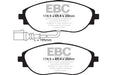 EBC greenstuff brake pads front part DP22127 fits 2012 Volkswagen Cc 3 6