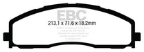 EBC greenstuff brake pads front part DP63015 fits 2013 Ford F250 Inc Super Duty 6 2 2wd