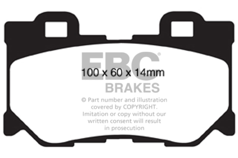 EBC redstuff brake pads rear fits 2008 13 Infiniti Fx50 5 0