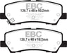 EBC yellowstuff brake pads rear fits 2015 Ford Mustang 2 3 Turbo