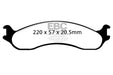 EBC yellowstuff brake pads front fits 1998 03 Dodge B250 B2500 Cargo 2500 Van 3 4 Ton