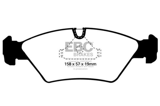 EBC redstuff brake pads front fits 1987 91 Bmw M3 2 3 E30
