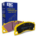 EBC yellowstuff brake pads front fits 2013 15 Porsche 911 991 Cast Iron