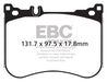 EBC redstuff brake pads front fits 2014 Mercedes Benz S550 4 7 Twin Turbo Amg Sport Pkg