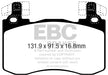 EBC greenstuff brake pads front part DP22356 fits 2019 Genesis G70 2 0l Turbo Brembo