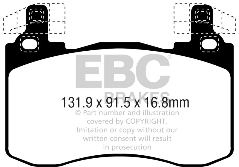 EBC bluestuff brake pads front fits 2019 Genesis G70 2 0t