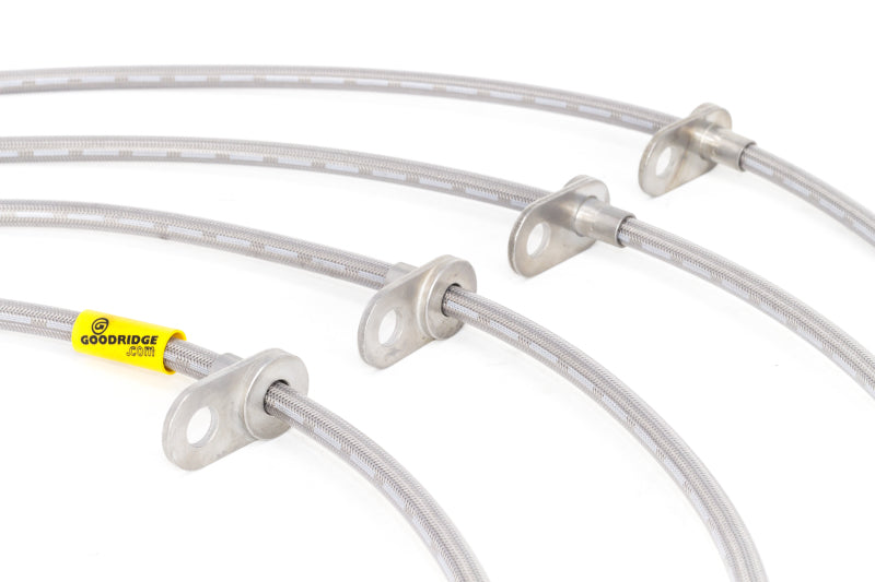 Goodridge brake kit fits Goodridge 12 15 Honda Civic Si 13 15 Acura Ilx 2 4l Lrg Disc Stainless Steel