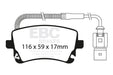 EBC yellowstuff brake pads rear fits 2009 11 Audi A6 Quattro 3 0 Supercharged