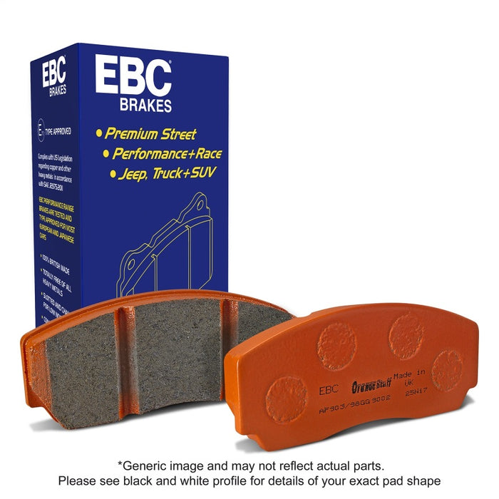 EBC brake pads front part ED91888 fits 2016 Chrysler Pacifica Ru 3 6l Extra Duty