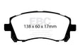 EBC yellowstuff brake pads front fits 1998 02 Subaru Forester 2 5