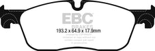 EBC redstuff brake pads front fits 2016 Jaguar F Pace 2 0l Td 180