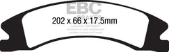 EBC greenstuff brake pads front part DP61885 fits 2015 Cadillac Escalade Ext Esv 6 2 2wd