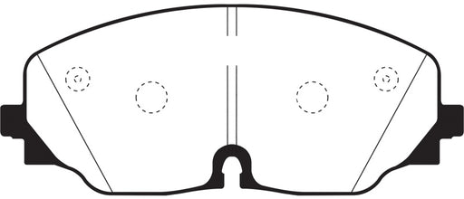 EBC yellowstuff brake pads front fits 2017 Volkswagen Atlas 2 0l Turbo