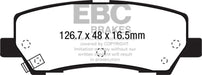 EBC bluestuff brake pads rear fits 2015 Ford Mustang 5 0l