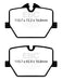 EBC yellowstuff brake pads rear fits 2019 Bmw Z4 G29