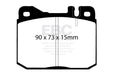 EBC redstuff brake pads front fits 1976 79 Mercedes Benz 230