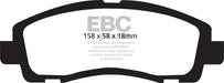 EBC redstuff brake pads front fits 2009 14 Acura Tl 3 5