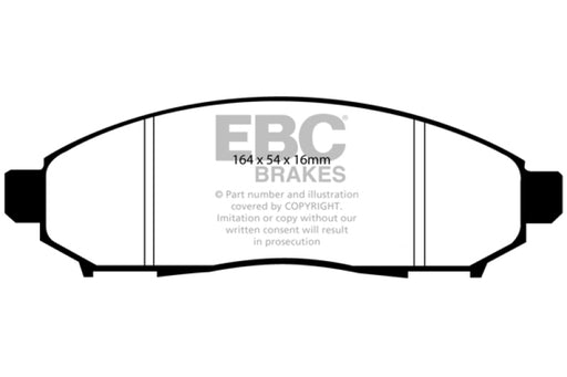 EBC ultimax brake pads front part UD1094 fits 2005 Nissan Frontier 2 5 2wd Ultimax2