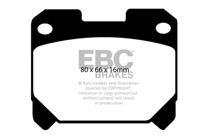 EBC redstuff brake pads rear fits 1993 98 Toyota Supra 3 0 Twin Turbo