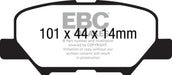 EBC yellowstuff brake pads rear fits 2014 Mazda 3 2 0 Mexico Build