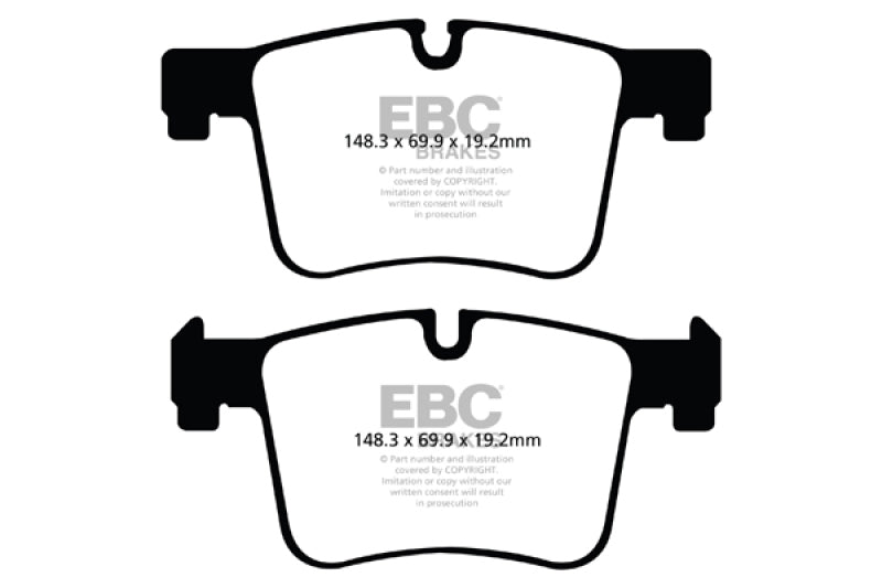 EBC ultimax brake pads front part UD1561 fits 2011 Bmw X3 2 0 Turbo F25 Ultimax2
