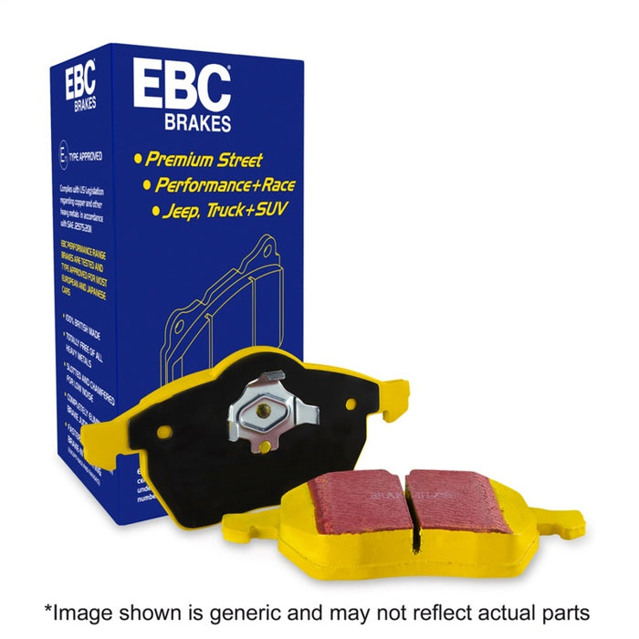 EBC yellowstuff brake pads rear fits 2014 Jaguar F Type Cast Iron