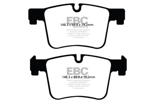 EBC redstuff brake pads front fits 2011 Bmw X3 2 0 Turbo F25